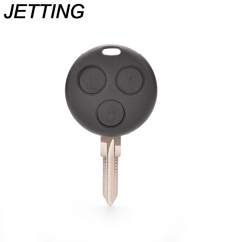JETTING Remote Car Key Case for Mercedes Benz Smart 3 Button Uncut Blade Shell Flip Fob For Two 450 Entry 1PC | Автомобили и