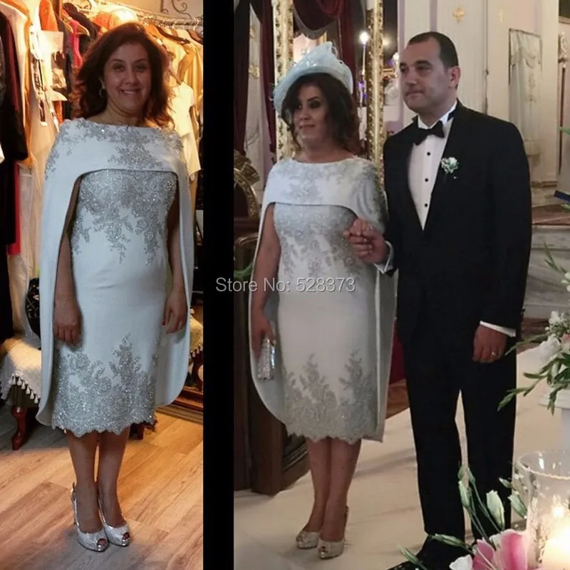 YNQNFS MD240 элегантные двухкомпонентные платья с накидкой и рукавами плащами для
