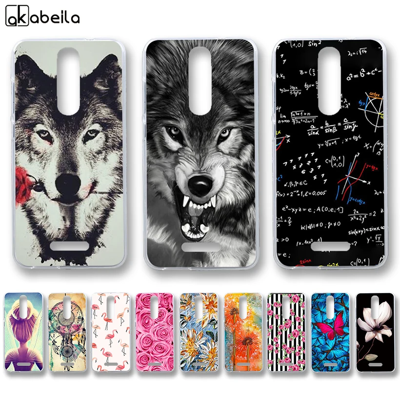 

AKABEILA Soft TPU Phone Cases For Wiko View 5.7 inch Covers Nutella Flamingo Tetris Silicone Housing
