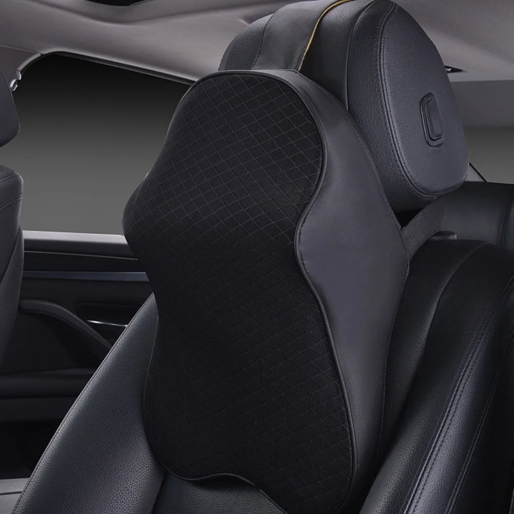 

3D Space Memory Foam Car Headrest Car Neck Pillow Head Restraint In Car Headrest Pillow Automobile Pillow Neck Travel Pillow