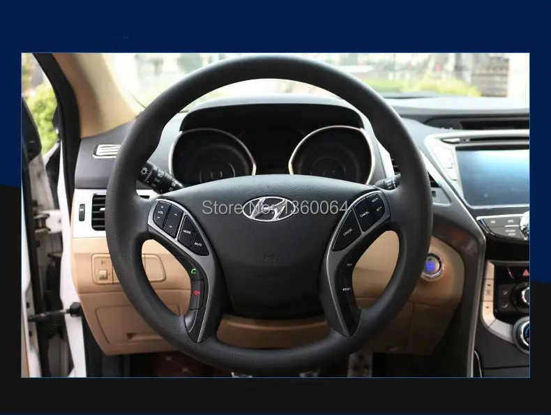 Высокое качество для 2012 2013 hyundai Elantra Многофункциональная кнопка рулевого колеса Bluetooth аудио канал и круиз контроль