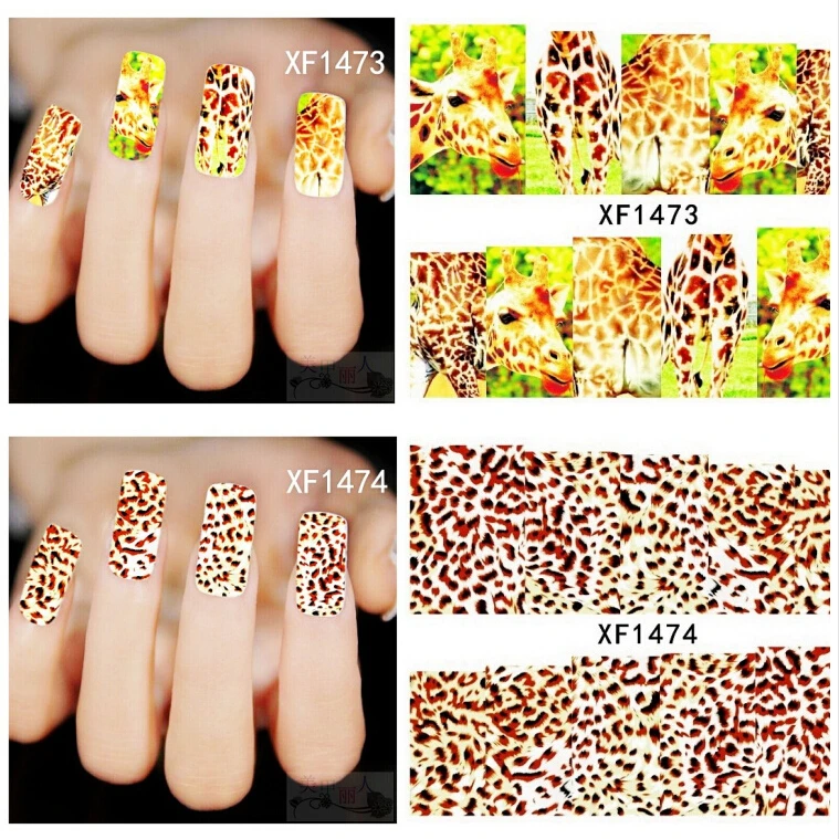 

Wholesale Nail Art Tattoos Water Transfer Nail Beauty Sticker Foil Nail Full Decal Decoration 500packs/lot free EMS/DHL shipping