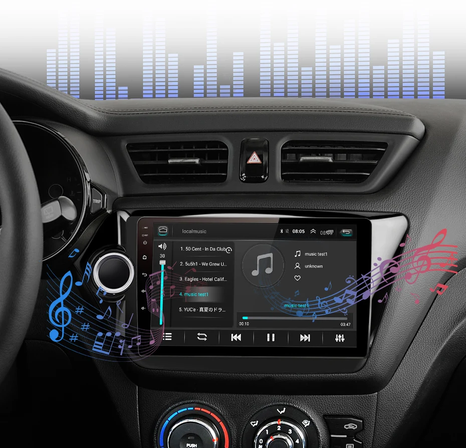 Junsun 2G+ 32G Android 8,1 для kia rio 2010 2011 2012 2013 Авто 2 din автомагнитола стерео плеер Bluetooth gps навигация