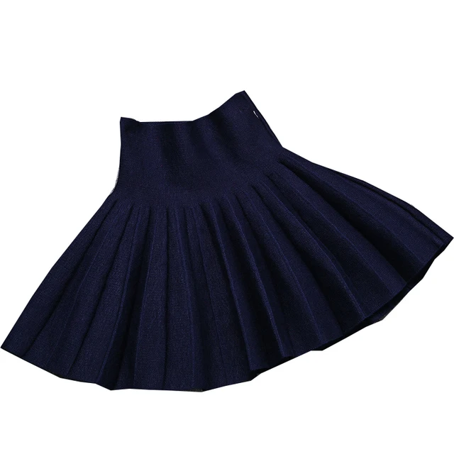 Buy knitted little girls skirts for school clothing
