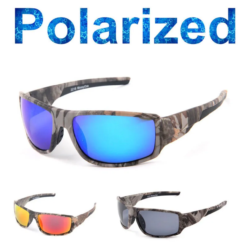 

2019 Men's Camo Polarized Sunglasses Driving Glasses Camouflage Frame Men Women Brand Designer UV400 Glasses Oculos De Sol