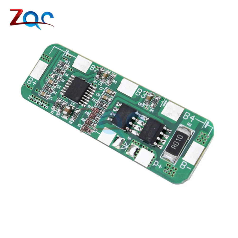 4S 4A-5A 18650 литий-ионная плата для защиты аккумулятора 4 упаковки PCB BMS 4,25-4,35 в до 2,3-3,0 в с модулем защиты