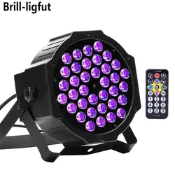 18 светодиодный 36 светодиодный Disco УФ фиолетовый, черный свет светодиодный свет этапа с DMX512 для рождества дискотека DJ проектор вечерние