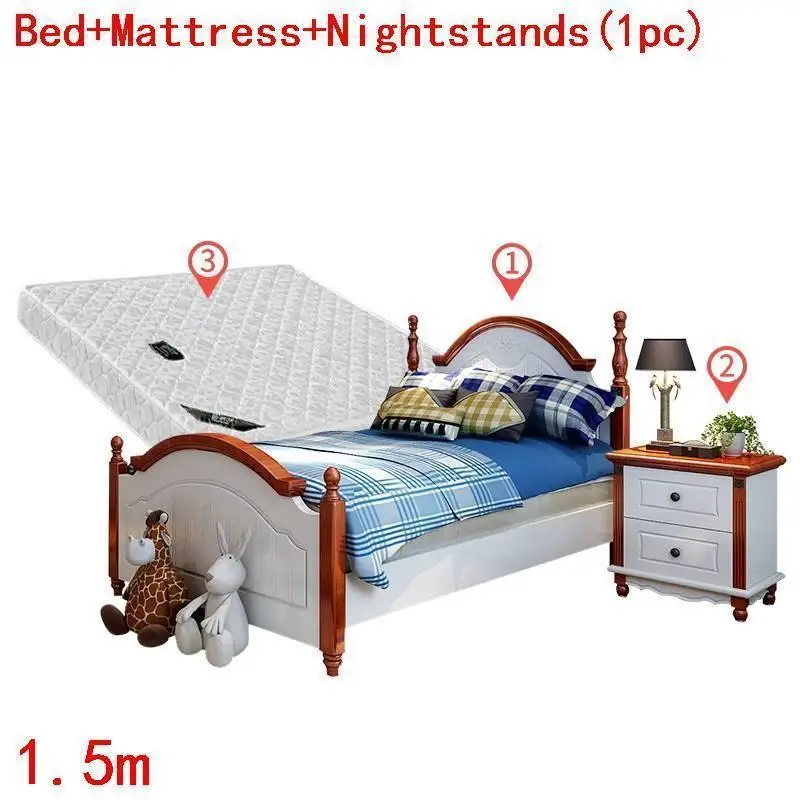 Ranza Kinderbedden Infantiles для малышей, для детской спальни, Muebles Cama Infantil Lit Enfant, деревянная детская мебель, кровать - Цвет: Version L