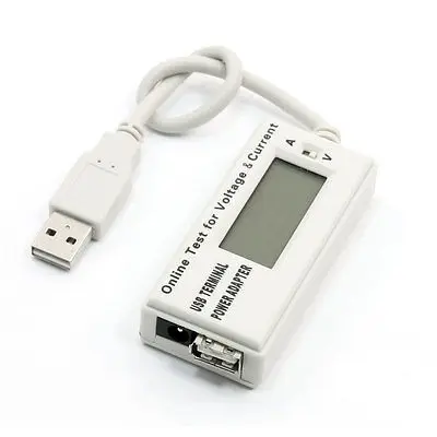 

PC USB 2.0 Device Voltage Current Meter Tester w LCD Display Screen