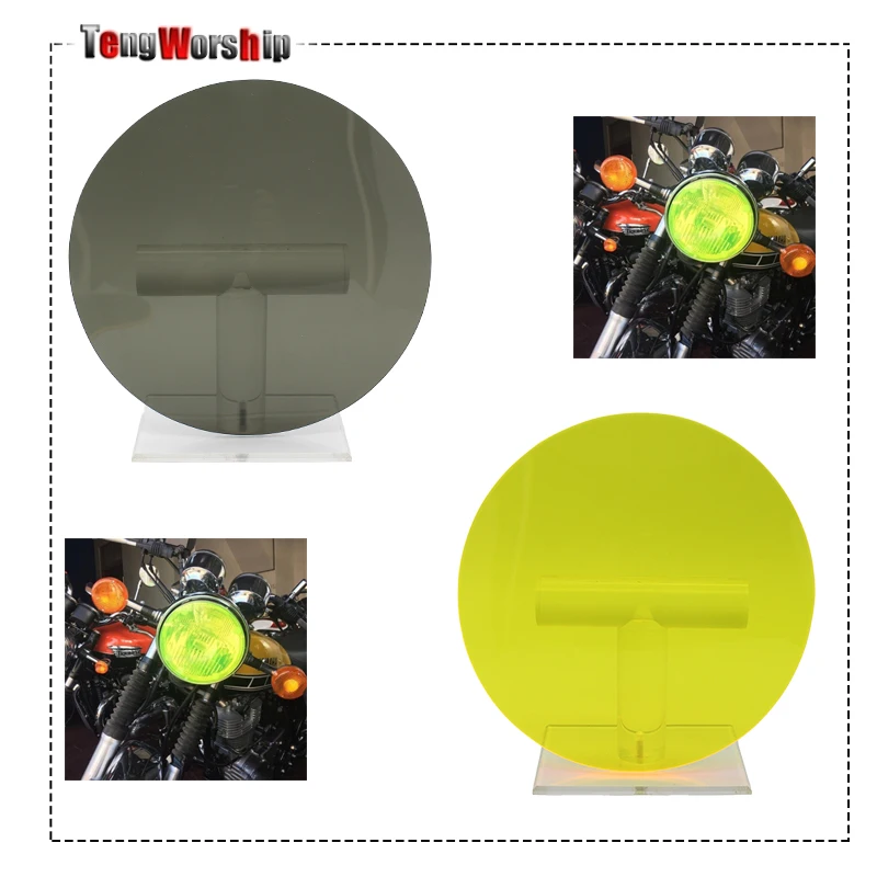 

For TRIUMPH Thruxton 900 Thruxton900 2004-2011 Motorcycle accessories Headlight Protector Cover Screen Lens