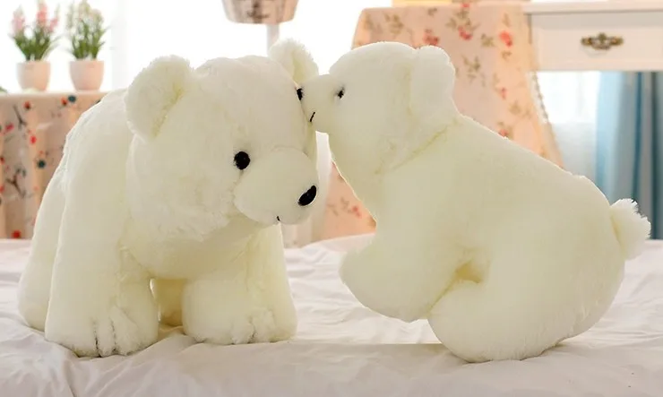 white polar bear teddy