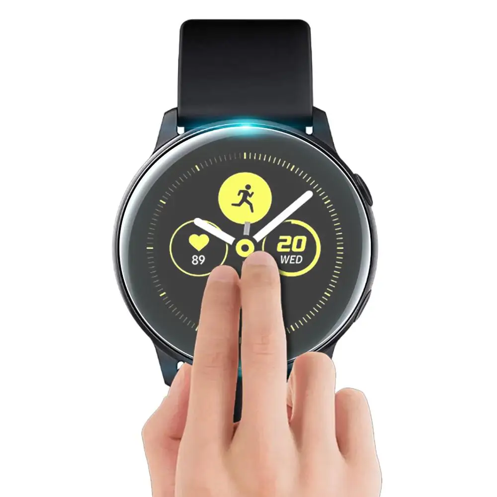 3 упаковки закаленное стекло 3D полное Защитное для samsung Galaxy Watch активное Стекло 40