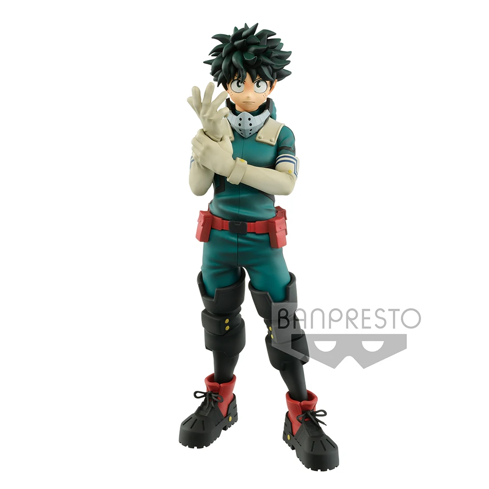 Tronzo Оригинальная фигурка Banpresto возраст героев AOH мой герой Academy Midoriya izku ПВХ фигурка модель игрушки подарки - Цвет: Midoriya Izuku