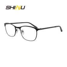 Shinu marca azul luz bloqueando óculos de computador moda feminina feminino óculos anti-fadiga uv400 óculos anti-radiação