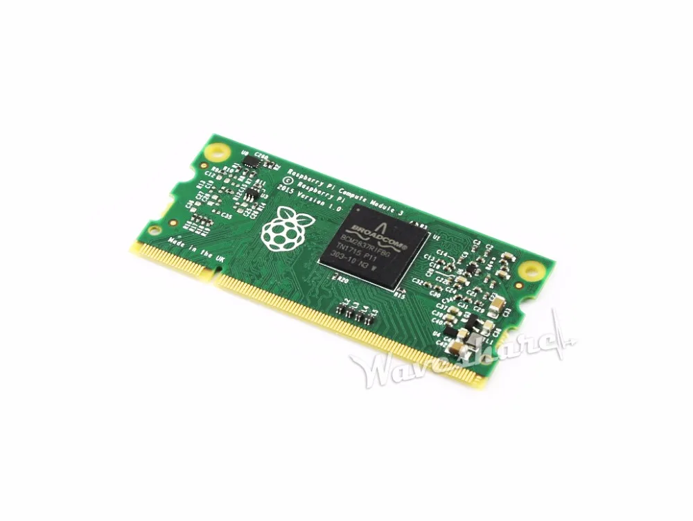 Мини ПК все в одном компьютере Raspberry Pi вычислительный модуль 3 Lite RPi CM3L 64 бит 1,2 ГГц quad-core 1 Гб Оперативная память 4 Гб флэш-памяти eMMC поддерживает ОС Windows 10