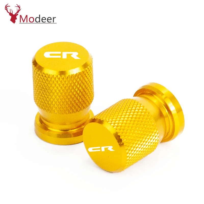 Gold Аксессуары для мотоциклов вентиль шины колеса крышки CNC алюминиевый герметичный чехол для HONDA CR125R CR250R CR 125 250 R CR 125R 250R - Цвет: Gold