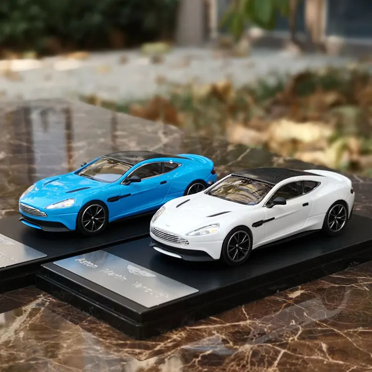 Оригинальные заводские 1:43 Vanquish Aston Martin, автомобильные игрушки из сплава для детей, литая модель автомобиля, подарок на день рождения