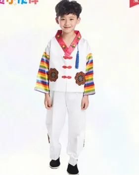 Spring Children Korean Hanbok Girl&Boy Stage Performance Costume