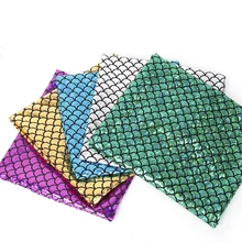 Давид аксессуары 50*145 см рыбья чешуя 4 способа растягивающаяся Лазерная трикотажная ткань для ткани детское постельное белье Текстиль для шитья куклы тильда, 47022