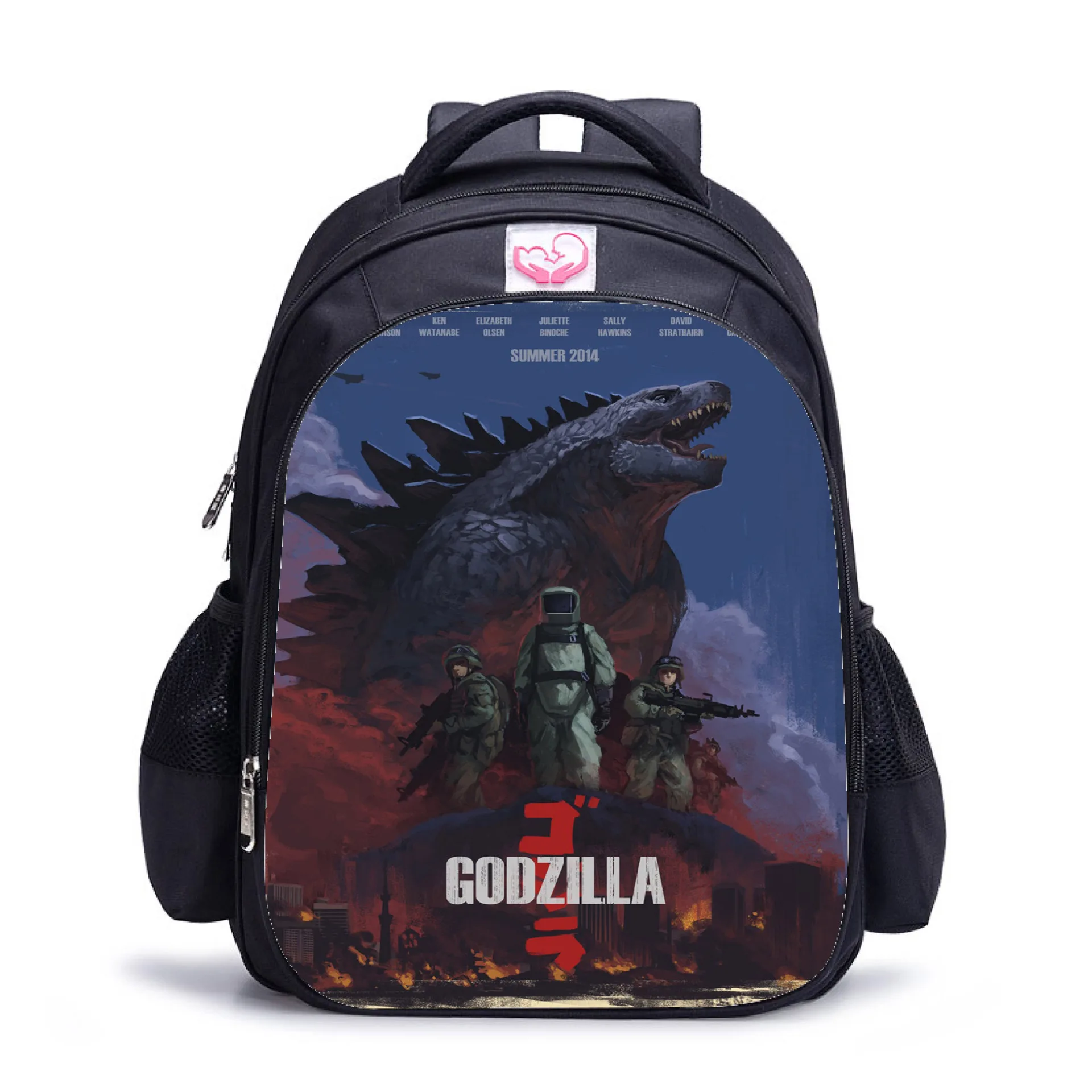 

Monster Godzilla Printing Backpack for Children King of The Monsters School Bags Kids Baby Boys Mochilas A Dos Gift