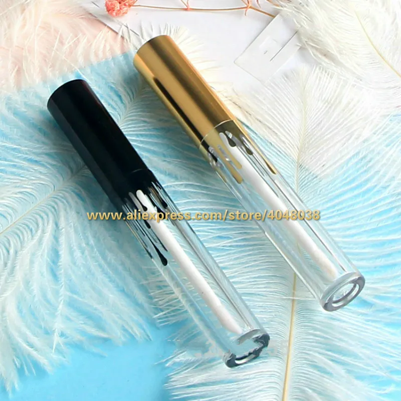 50pcs/lot 4ML New Arrival Empty Lip Gloss Tube DIY Plastic Elegant Liquid Lipstick Bottle High Class Packing Container | Красота и