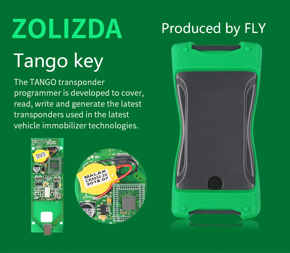 ZOLIZDA программист для ключей Tango поколение OEM Tango V1.111.13 транспондер программист полная версия OEM программист для ключей Tango