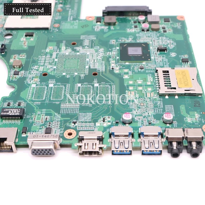 NOKOTION A000243940 DA0BD5MB8D0 REV D для toshiba satellite L75 S75 материнская плата для ноутбука Intel HD4000 graphics HM77 DDR3