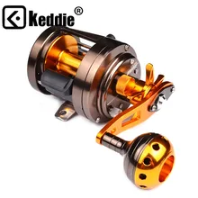 Рыболовные катушки катушка для забрасывания лески коричневый сплав 12BB кастинговая катушка Алюминий+ Нержавеющая сталь Спиннинг Катушка PESCA CA300 CA301