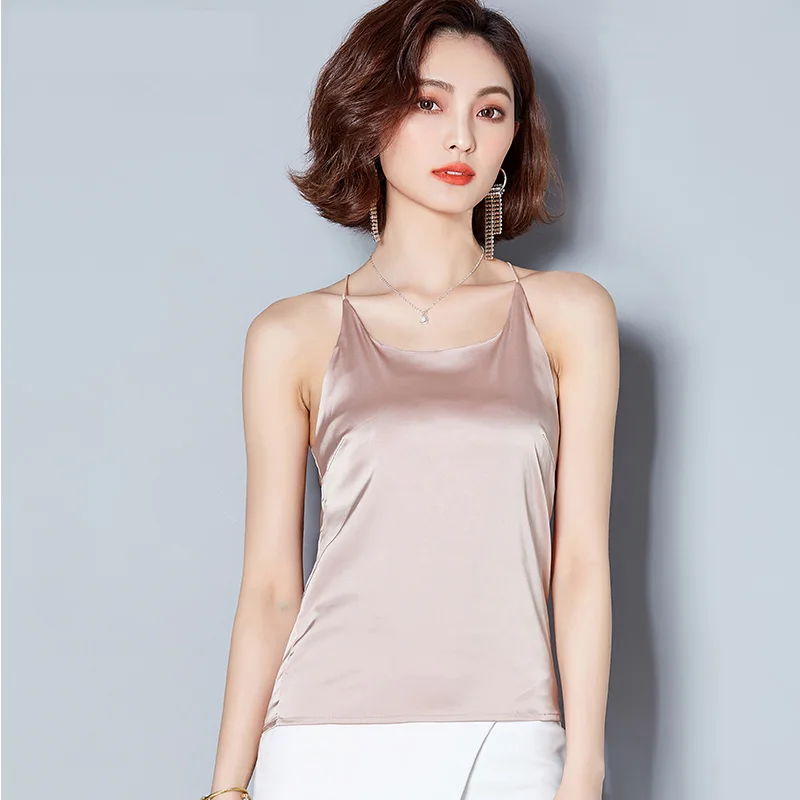 Sexy Womens Top Camis Sleeveless Spaghetti Strap Tropical Tanks 2018 New Women Shirt Femme Lady Silk Summer Feminina
Sexy Womens Top Camis Sleeveless Spaghetti Strap Tropical Tanks 2018 New Women Shirt Femme Lady Silk Summer Feminina