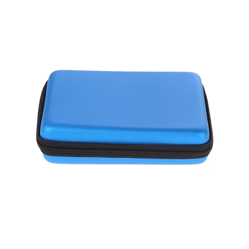 Анти-шок HDD сумка жесткий диск чехол на молнии внешняя защитная крышка HDD EVA сумка с ремешком для nintendo 2 DS консоль синий
