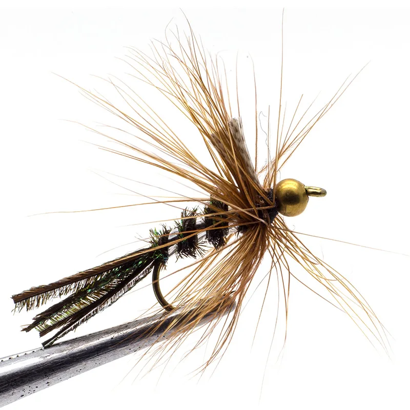 Gold head Wet flies fly fishing set 24 PCS 10 for trout salmon