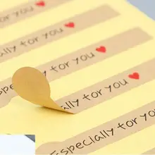 300 шт/Партия DIY декоративные наклейки крафт-бумага "специально для вас" герметизирующий ярлык выпечки пакет торт коробка украшения Этикетка