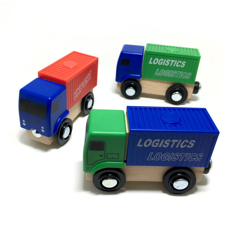 w126 Free shipping container cart combination wooden rail car child