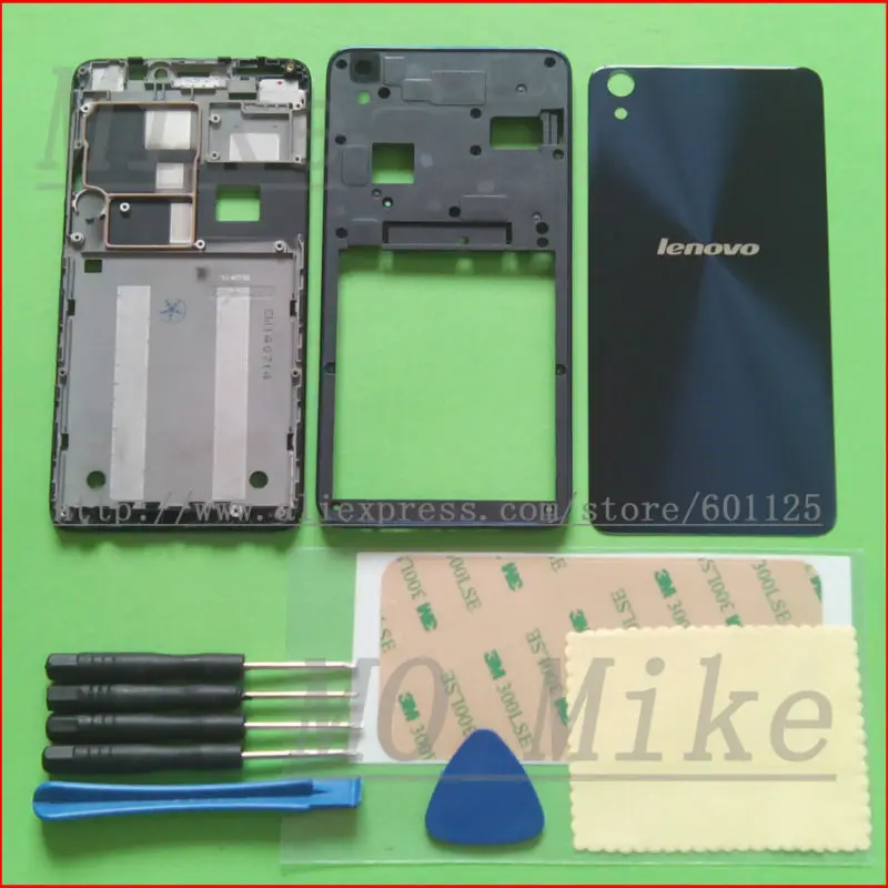 Полный корпус задняя крышка батарейного отсека дверная рама для Lenovo S850T S850 синий