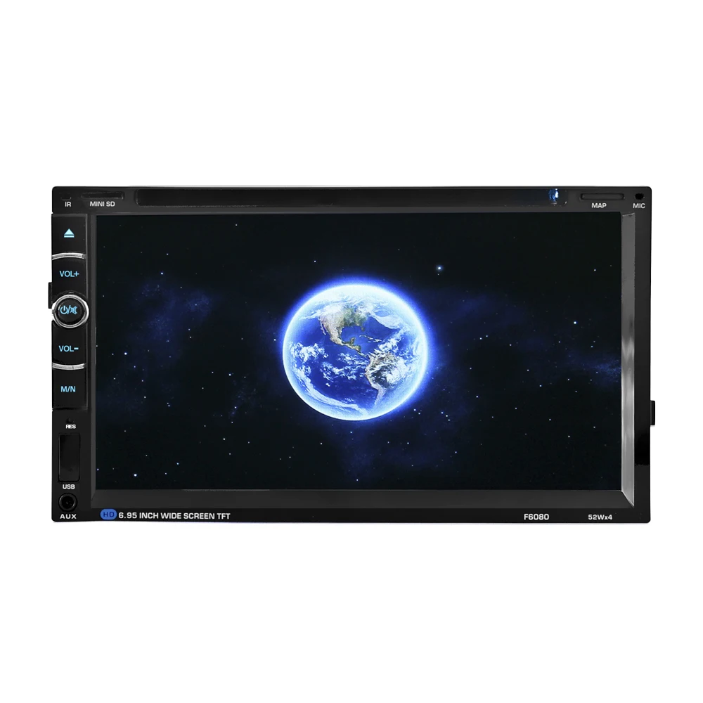 HEVXM F6080 6 95 дюймовый автомобильный DVD навигационный плеер автомобильное радио