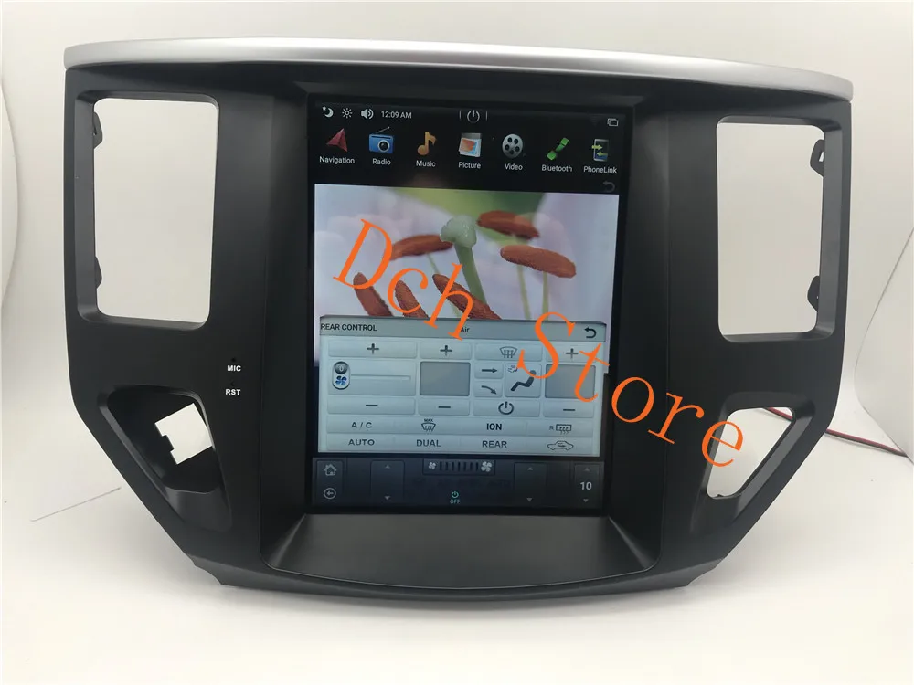 10,4 ''PX6 tesla стиль Android 8,1 автомобильный dvd-плеер gps навигация для NISSAN Pathfinder 2013 ips