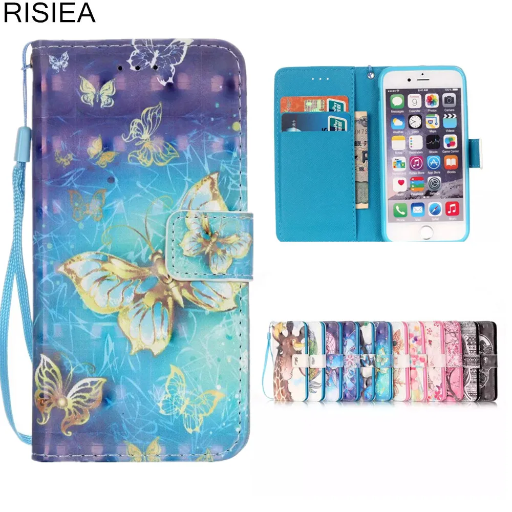 

Retro PU Leather Case For iPhone 7 8 Plus Card Holders Cover For iPhone X 6 6S Plus 5 5S SE Leather Wallet Fundas