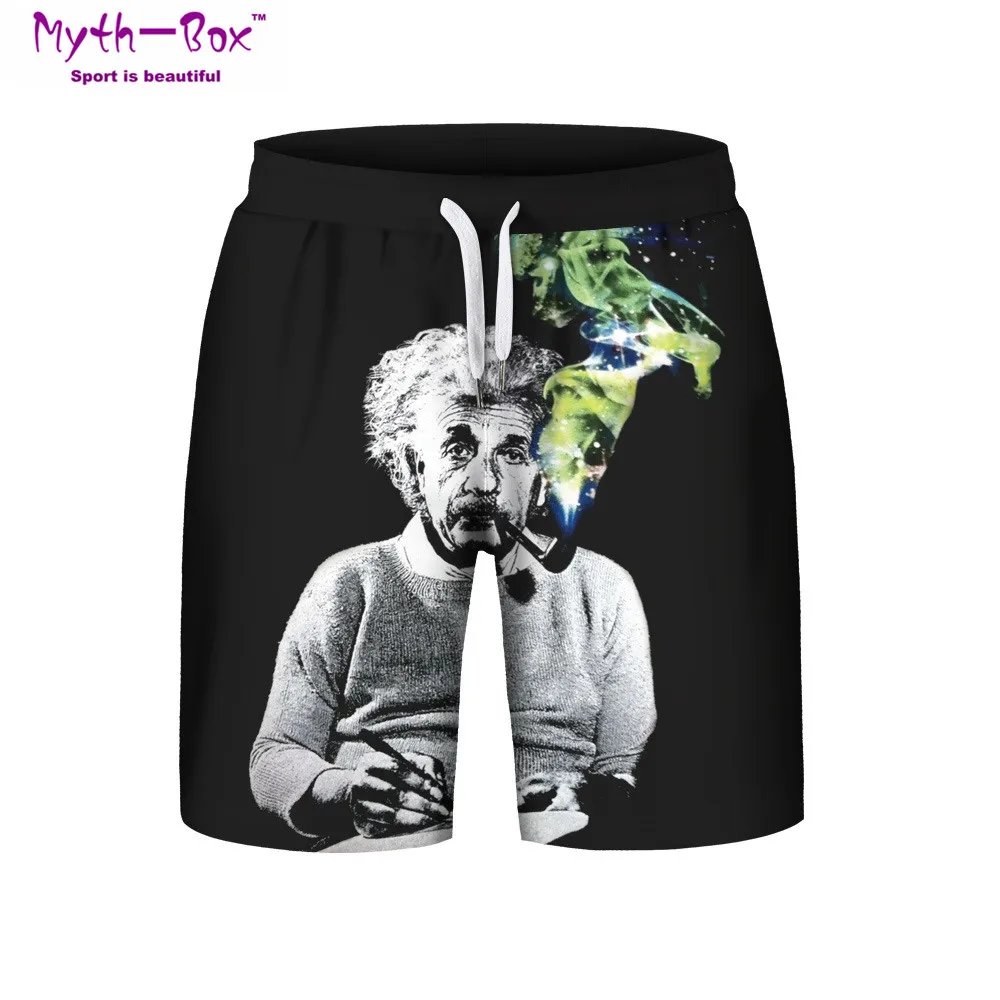 

Summer Man's Beach Shorts S-3XL Surfing Sport Pant 3D Printed Quick Dry Loose Gym Workout Running Short Male Surf Board Swimsuit
