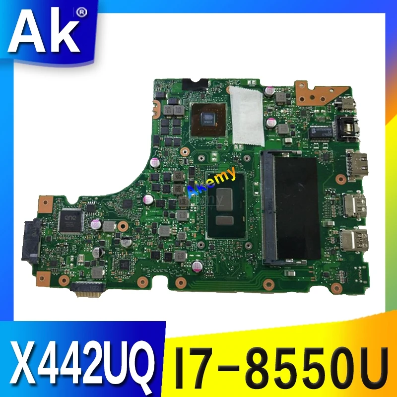 Laptop Motherboard For Asus X442 X442U X442UR X442UQ X442UQK X442UQR Mainboard 100% Tested with i7-8550U cpu 4GB RAM | Компьютеры и