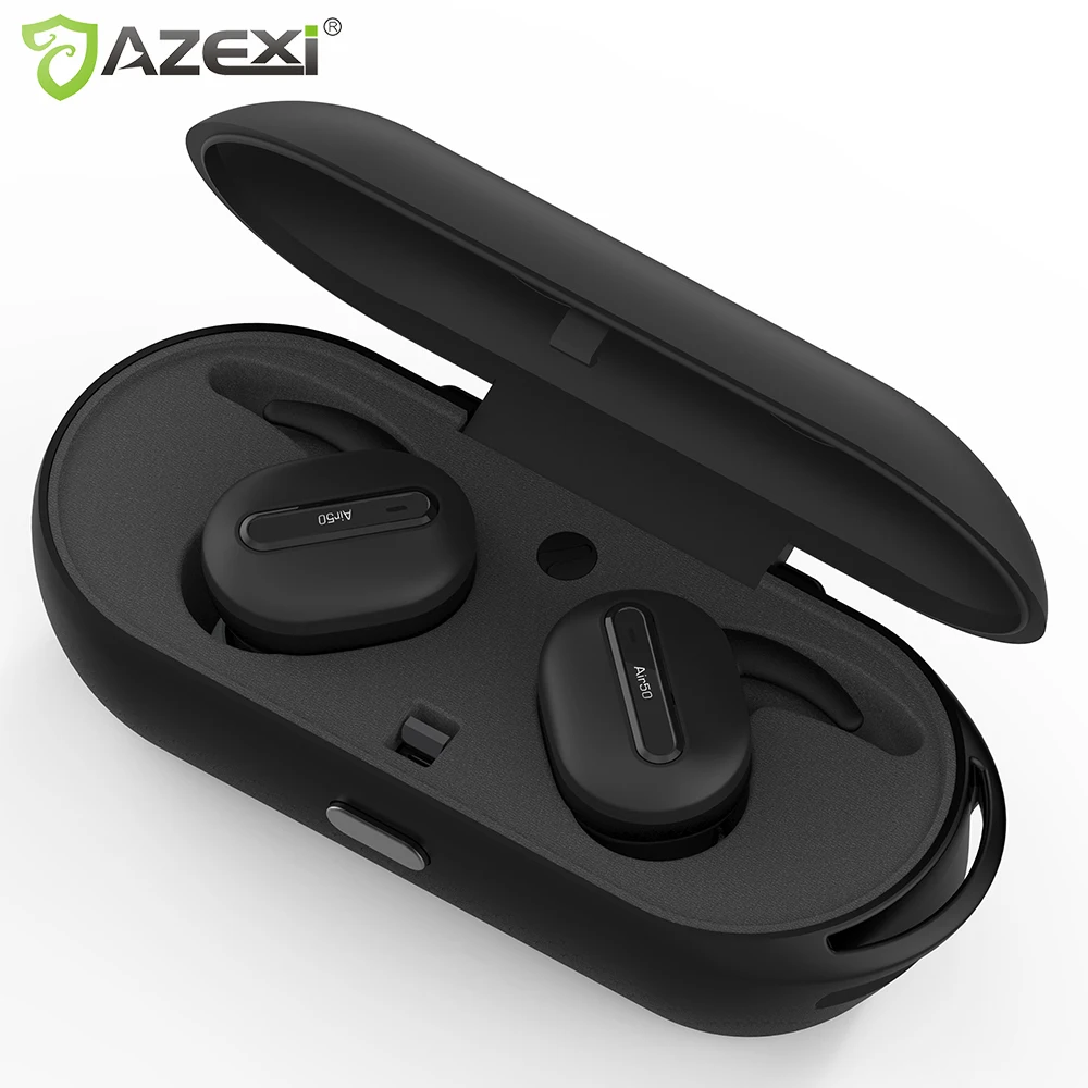 True Wireless Bluetooth earphones Stereo Binaural Sports Earbuds In Ear Earphone Built in Microphone with Chargeable