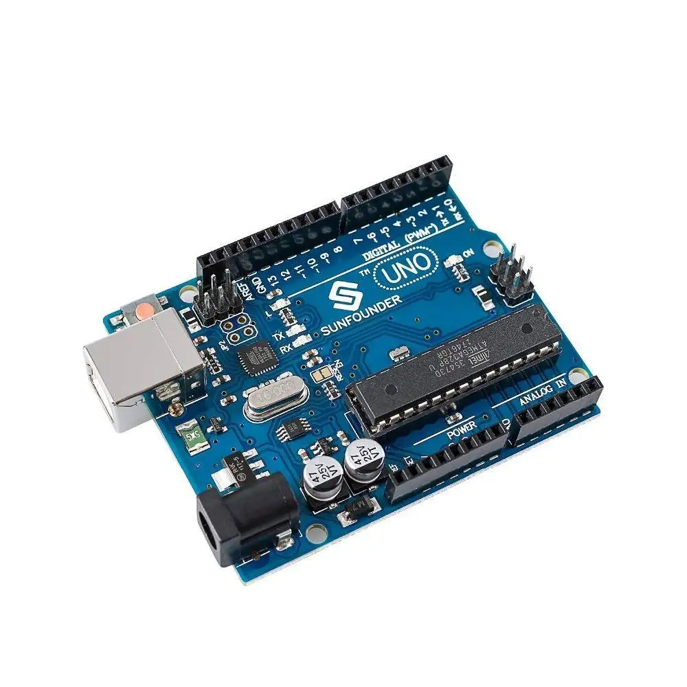 Стартовый набор для проекта sunfower Mega 2560 R3 для Arduino UNO R3 Mega2560 Mega328 Nano+ 26 учебников+ светодиодный+ резистор+ CD - Цвет: UNOR3