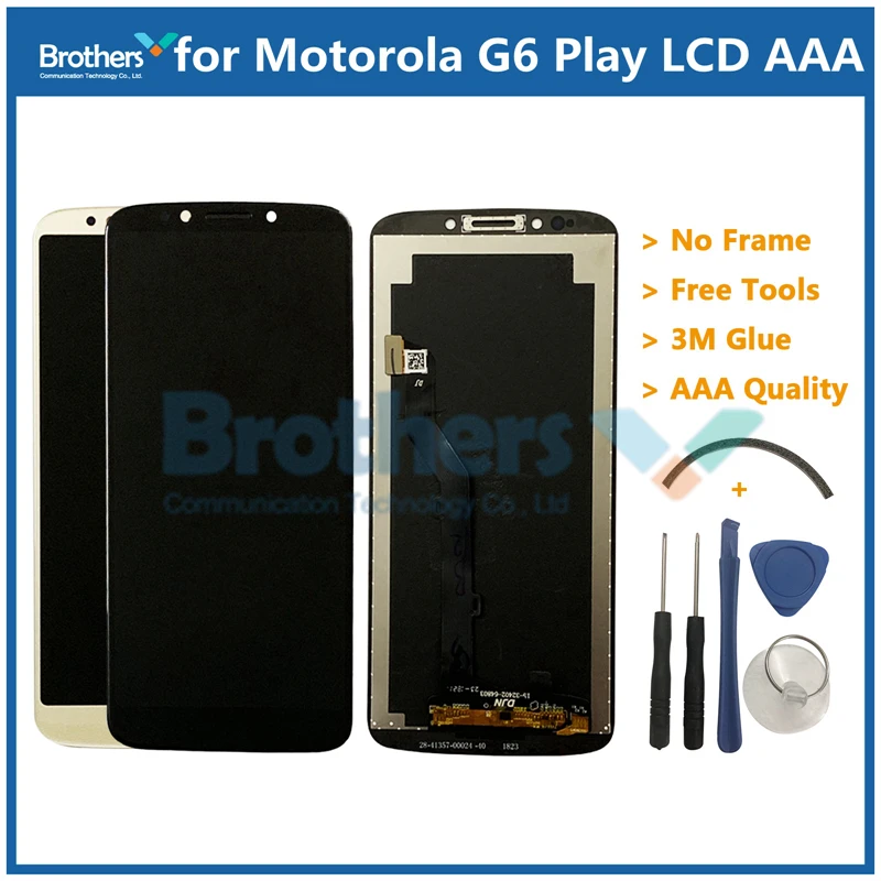 For Motorola Moto G6 Play LCD Display Touch Screen Panel for XT1922 Mobile Phone Lcds Digitizer Assembly Replacement Parts 5.7\ For Motorola Moto G6 Play LCD Display Touch Screen Panel for XT1922 Mobile Phone Lcds Digitizer Assembly Replacement Parts 5.7\