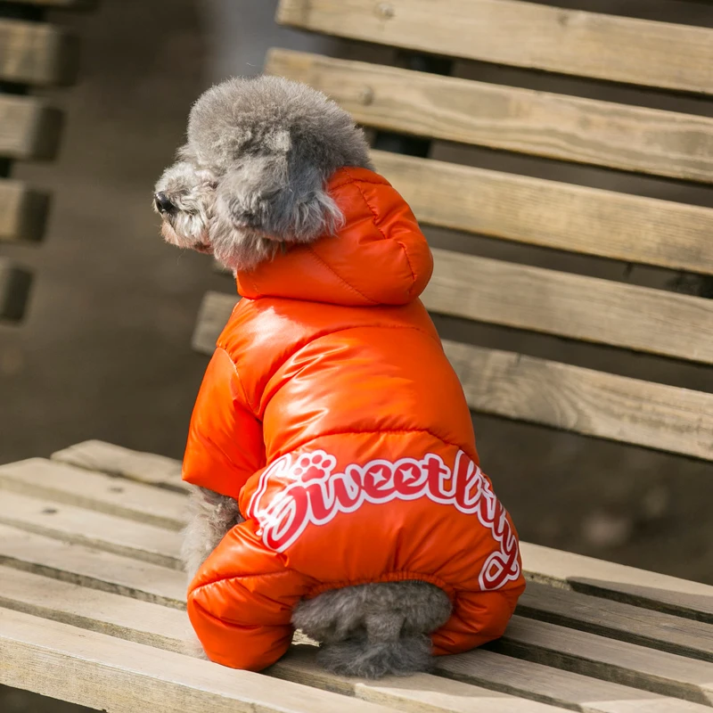 Dog clothes for small dogs Winter Spring Waterproof Fabric Coat Winter