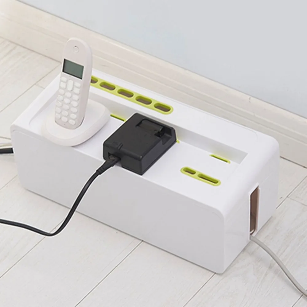 Power Strip Cord Storage Boxes Safety Socket Outlet Board ...