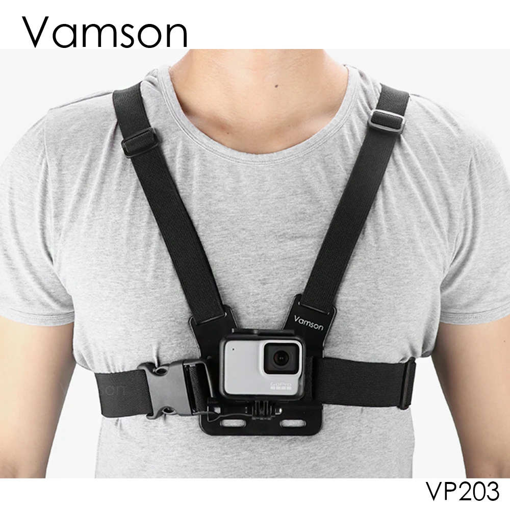 Vamson For Gopro Accessories Chest Strap Belt Body Tripod Harness Mount For Eken For Gopro Hero 9 8 7 5 6 4 For Yi 4k Vp203 For Gopro Hero Gopro 4 Herochest Belt Gopro Aliexpress