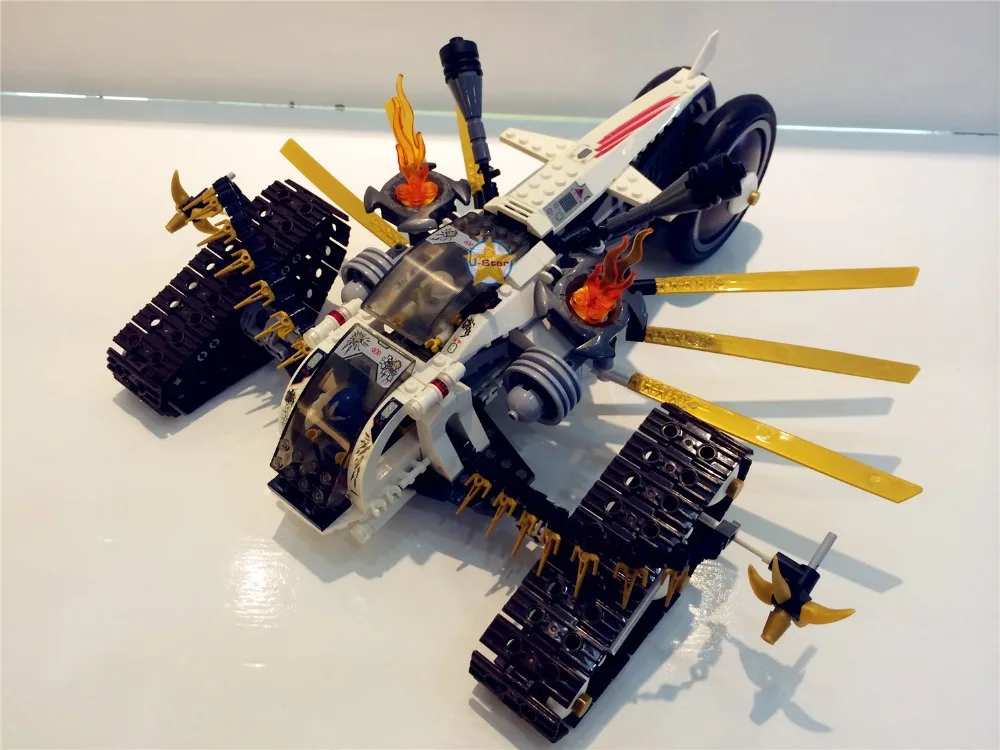 Ninjago Ultra Sonic Raider Building Blocks Sets Bela 9788 Educational