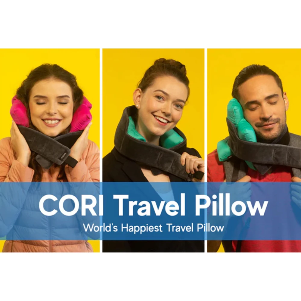

Travel Pillow Perfect Travel-mate Portable Suede Silk Lining Cotton Core Neck Pillows Car Train Plane Nap Combined Cushion