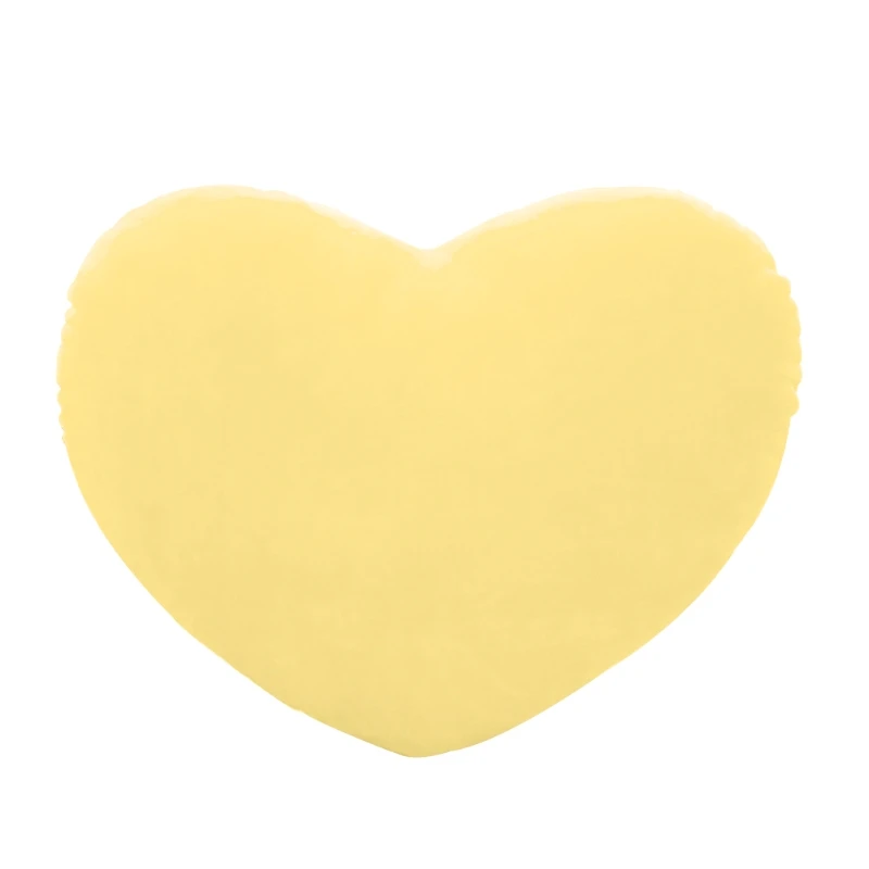 20 см/30 см/40 см в форме сердца декоративная подушка PP хлопок Мягкая креативная кукла подарок для влюбленных - Цвет: Цвет: желтый