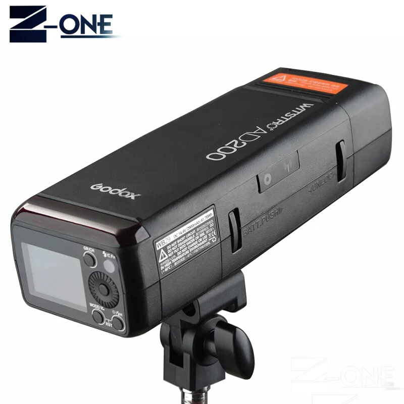 US $408.00 Godox AD200 200Ws TTL GN60 HSS Flash BuiltIn 24G Wireless XproS Flash Trigger Transmitter For Sony A77 II A99 A9 A7R III