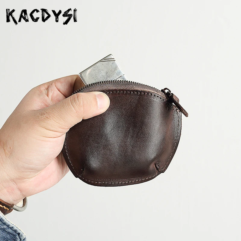 

Cowhide Vintage Unisex Men Mini Wallet Real Skin Designer Women Female Coin Purse Sweet Quality Coins Money Pocket Card Holder